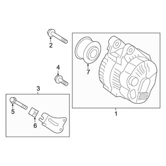 Hyundai OE - Electrical - Alternator (2.0L)