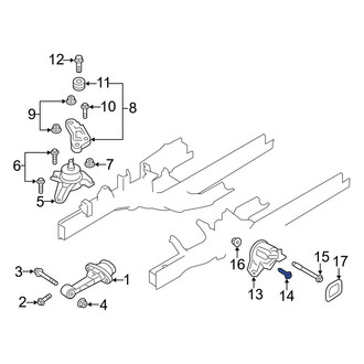 Hyundai OE - Manual Transmission Mount Bolt