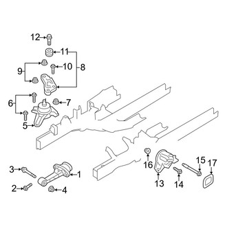 Hyundai OE - Engine & Transmission Mounting (2.4L)