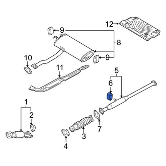 Hyundai OE - Rear Exhaust System Hanger