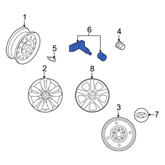 Hyundai OE - Tire Pressure Monitoring System (TPMS) Sensor