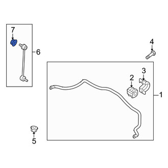 Hyundai OE - Suspension Strut Nut