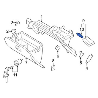 Hyundai OE - Glove Box Light Bulb