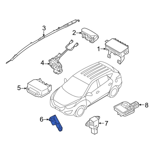 Air Bag Impact Sensor