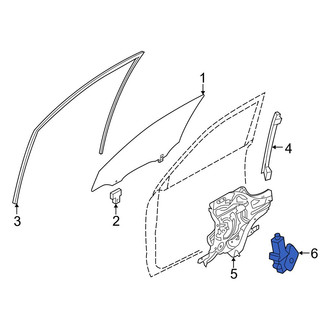 Hyundai OE - Front Right Window Motor