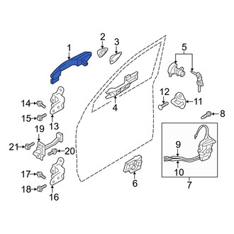 Hyundai OE - Front Outer Exterior Door Handle