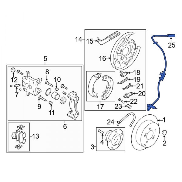 ABS Wheel Speed Sensor