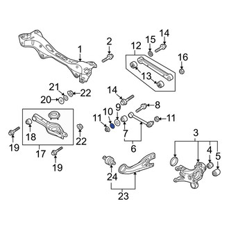 Hyundai OE - Rear Lower Suspension Control Arm Washer