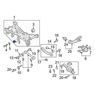 Hyundai OE - Rear Forward Suspension Crossmember Insulator