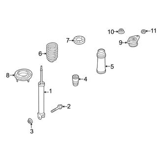 Hyundai OE - Rear Suspension - Shocks & Components (AWD)