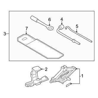 Hyundai OE - Rear Body & Floor - Jack & Components