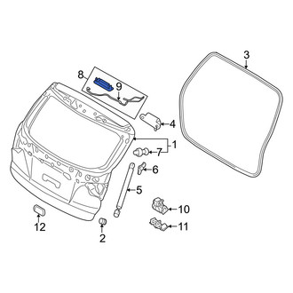 Hyundai OE - Rear Liftgate Latch Handle