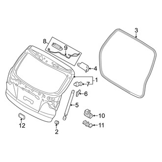 Hyundai OE - Lift Gate - Gate & Hardware