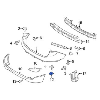 Hyundai OE - Spoiler Nut