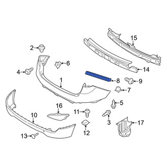 Hyundai OE - Rear Left Bumper Guide