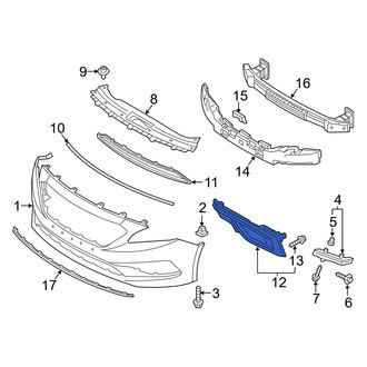 Hyundai OE - Front Left Fog Light Trim
