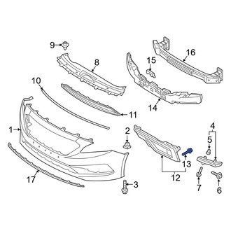 Hyundai OE - Rocker Panel Molding Screw