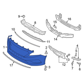 Hyundai OE - Front Bumper Cover