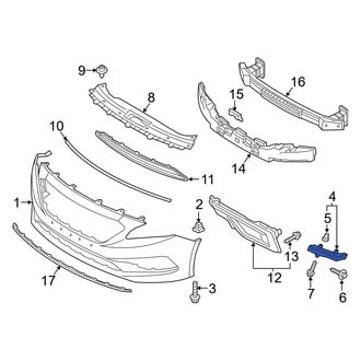 Hyundai OE - Front Left Bumper Guide