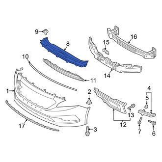 Hyundai OE - Front Radiator Support Access Cover