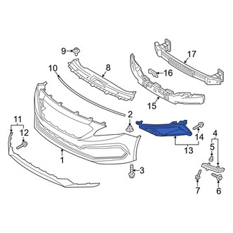Hyundai OE - Front Left Fog Light Trim