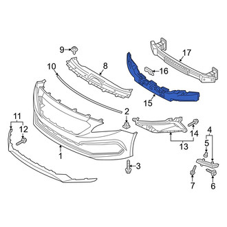 Hyundai OE - Front Bumper Impact Absorber
