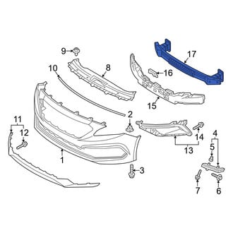 Hyundai OE - Front Bumper Impact Bar