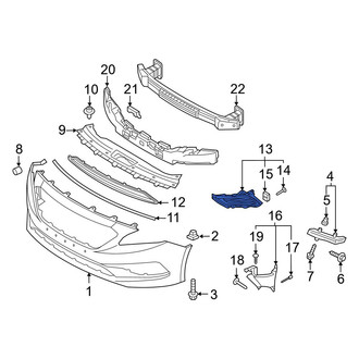 Hyundai OE - Front Right Fog Light Trim