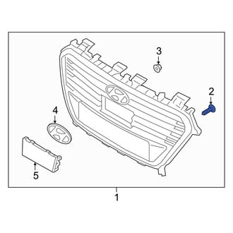 Hyundai OE - Grille Screw