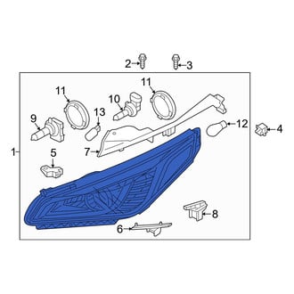 Hyundai OE - Front Left Headlight Assembly