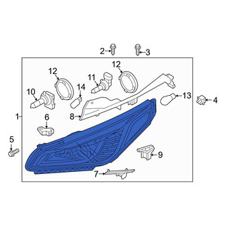Hyundai OE - Front Left Headlight Assembly