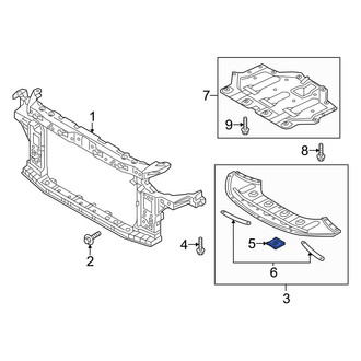 Hyundai OE - Bumper Splash Shield Nut