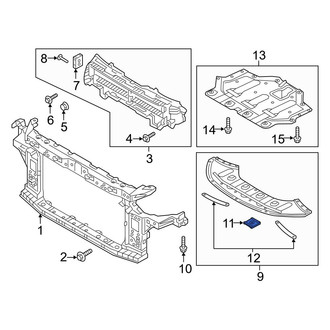 Hyundai OE - Bumper Splash Shield Nut