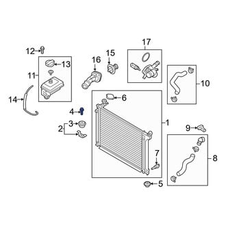 Hyundai OE - Engine Cooling Fan Shroud Bolt