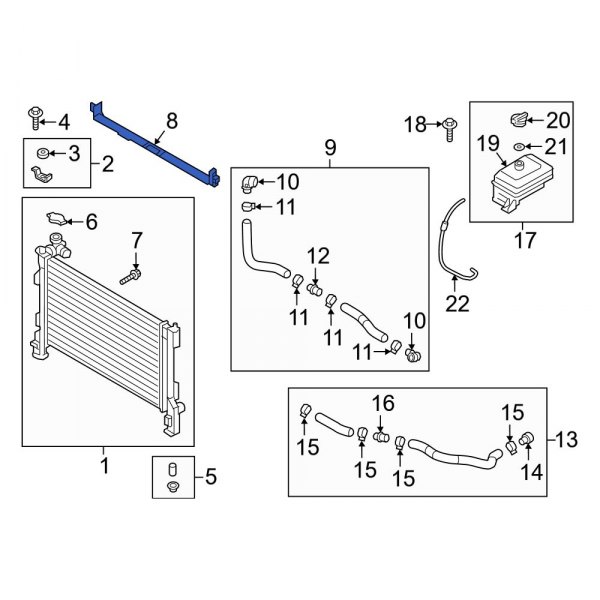 Radiator Support Baffle