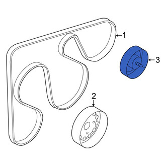 Hyundai OE - Accessory Drive Belt Idler Pulley