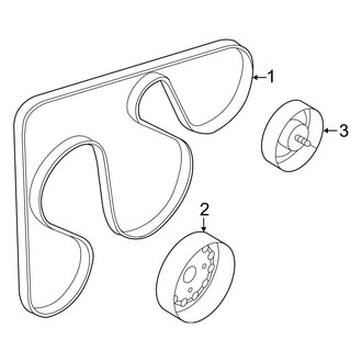 Hyundai OE - Cooling - Belts & Pulleys (1.6L)