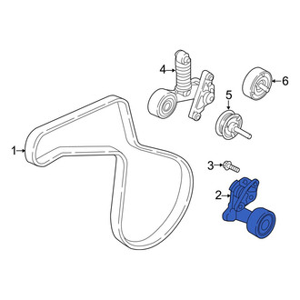 Hyundai OE - Right Accessory Drive Belt Tensioner Assembly