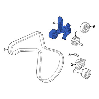 Hyundai OE - Left Accessory Drive Belt Tensioner Assembly
