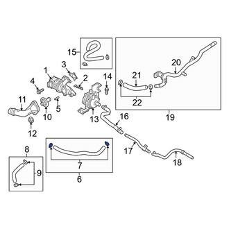 Hyundai OE - Upper PCV Valve Hose Clamp