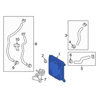 Hyundai OE - Automatic Transmission Oil Cooler