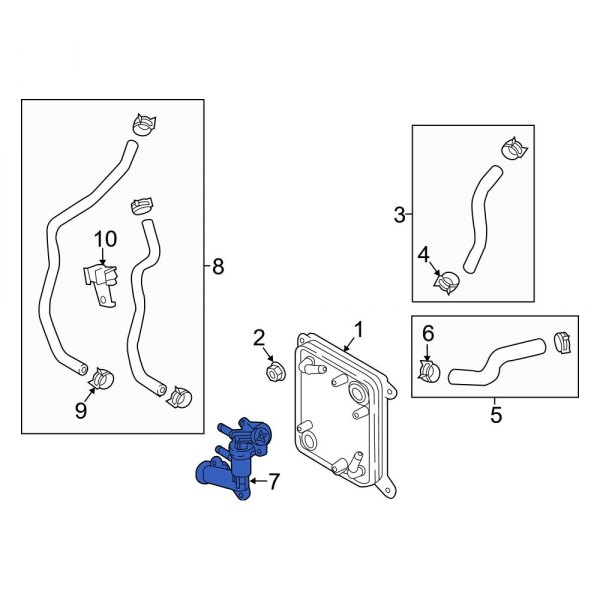 Automatic Transmission Oil Cooler Control Valve