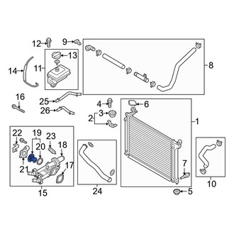 Hyundai OE - Engine Coolant Thermostat Kit