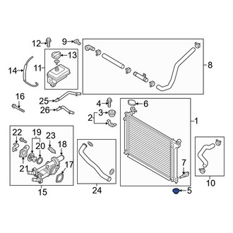 Hyundai OE - Radiator Insulator