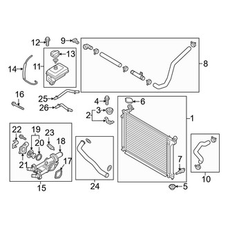 Hyundai OE - Cooling - Radiator & Components