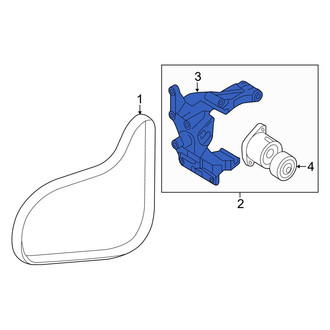 Hyundai OE - Belt Tensioner Bracket