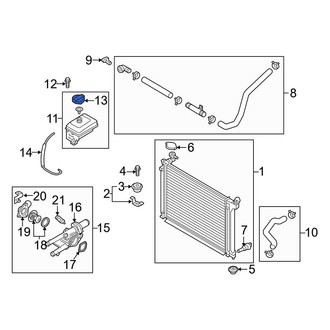 Hyundai OE - Engine Coolant Reservoir Cap