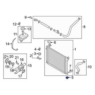 Hyundai OE - Radiator Insulator