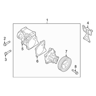 Hyundai OE - Cooling - Water Pump (Base / Limited / SE / Sport 2.4L)