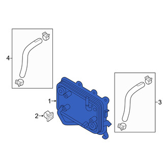 Hyundai OE - Automatic Transmission Oil Cooler